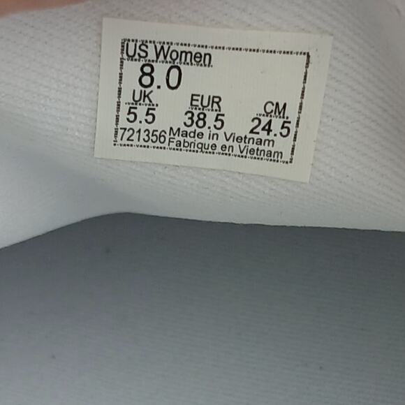 Vans SZ 8 White Customized Hand Painted Sunflower Motif Slip On Sneaker NEW - Picture 10 of 10